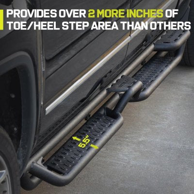 Dodge Ram 1500 Crew Cab 2019-2026 Black Nerf Bars