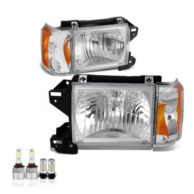 Ford F150 1987-1991 LED Headlight Bulbs Set Complete Kit