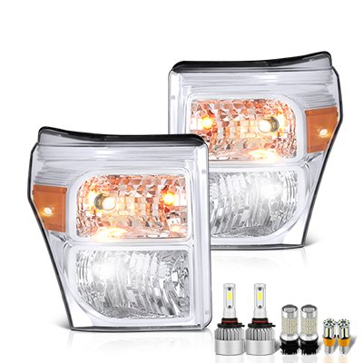 Ford F450 Super Duty 2011-2016 LED Headlight Bulbs Set Complete Kit