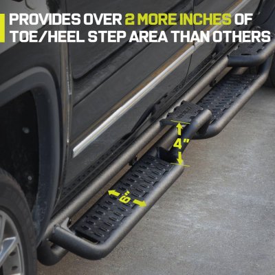 Nissan Frontier Crew Cab 2022-2026 Nerf Bars Wide Drop Step Bed Access
