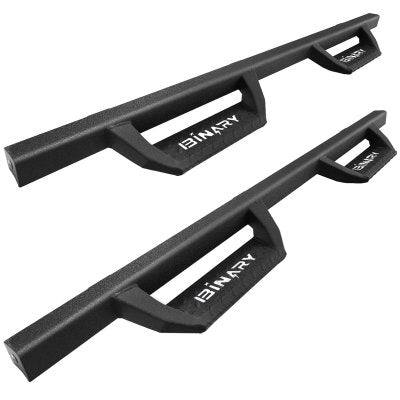 Nissan Frontier Crew Cab 2022-2026 Black Nerf Bars