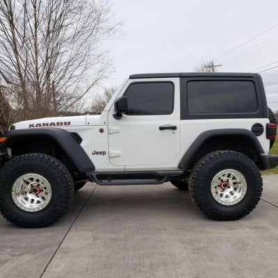 Jeep Wrangler JK 2-Door 2007-2018 Black Nerf Bars