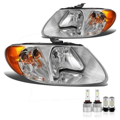 Chrysler Grand Voyager 2001-2002 LED Headlight Bulbs Set Complete Kit