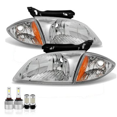 Chevy Cavalier 2000-2002 LED Headlight Bulbs Set Complete Kit