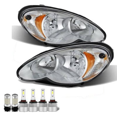 Chrysler PT Cruiser 2006-2010 LED Headlight Bulbs Set Complete Kit