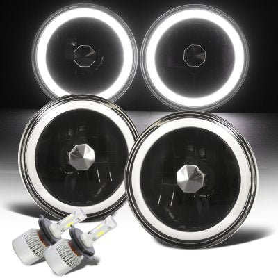 Toyota Land Cruiser 1979-1987 Halo Tube Black LED Headlights Kit