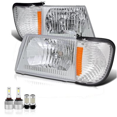Ford E350 1992-2007 LED Headlight Bulbs Set Complete Kit