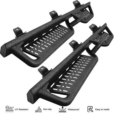 Jeep Wrangler JL 4-Door 2018-2026 Black Nerf Bars