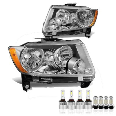 Jeep Compass 2011-2017 LED Headlight Bulbs Set Complete Kit