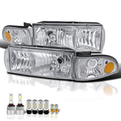 Chevy Impala 1991-1996 LED Headlight Bulbs Set Complete Kit
