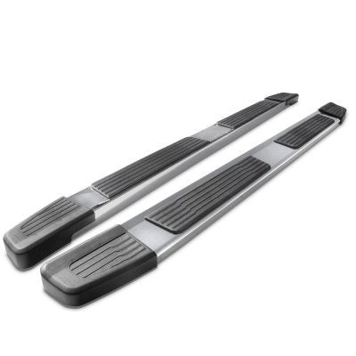 Chevy Silverado 1500 Crew 2019-2026 6 Inches Stainless Running Boards Tonneau Cover Soft 4-Fold