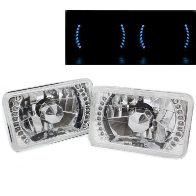 Buick Regal 1981-1987 Blue LED Sealed Beam Headlight Conversion