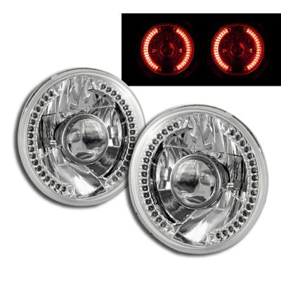 Chrysler Cordoba 1975-1977 Red LED Sealed Beam Projector Headlight Conversion