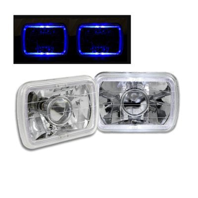 Buick Skylark 1980-1985 Blue Halo Sealed Beam Projector Headlight Conversion