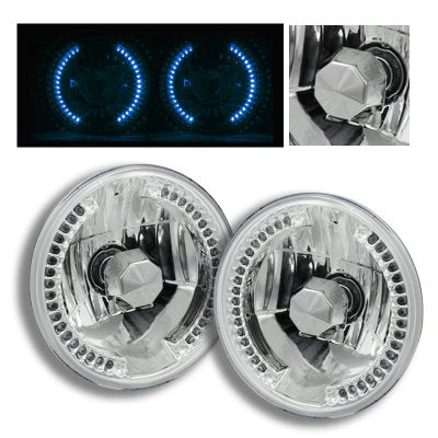 Buick Skylark 1975-1979 Blue LED Sealed Beam Headlight Conversion