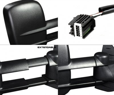GMC Sierra 2500HD 2007-2013 Towing Mirrors Power Heated