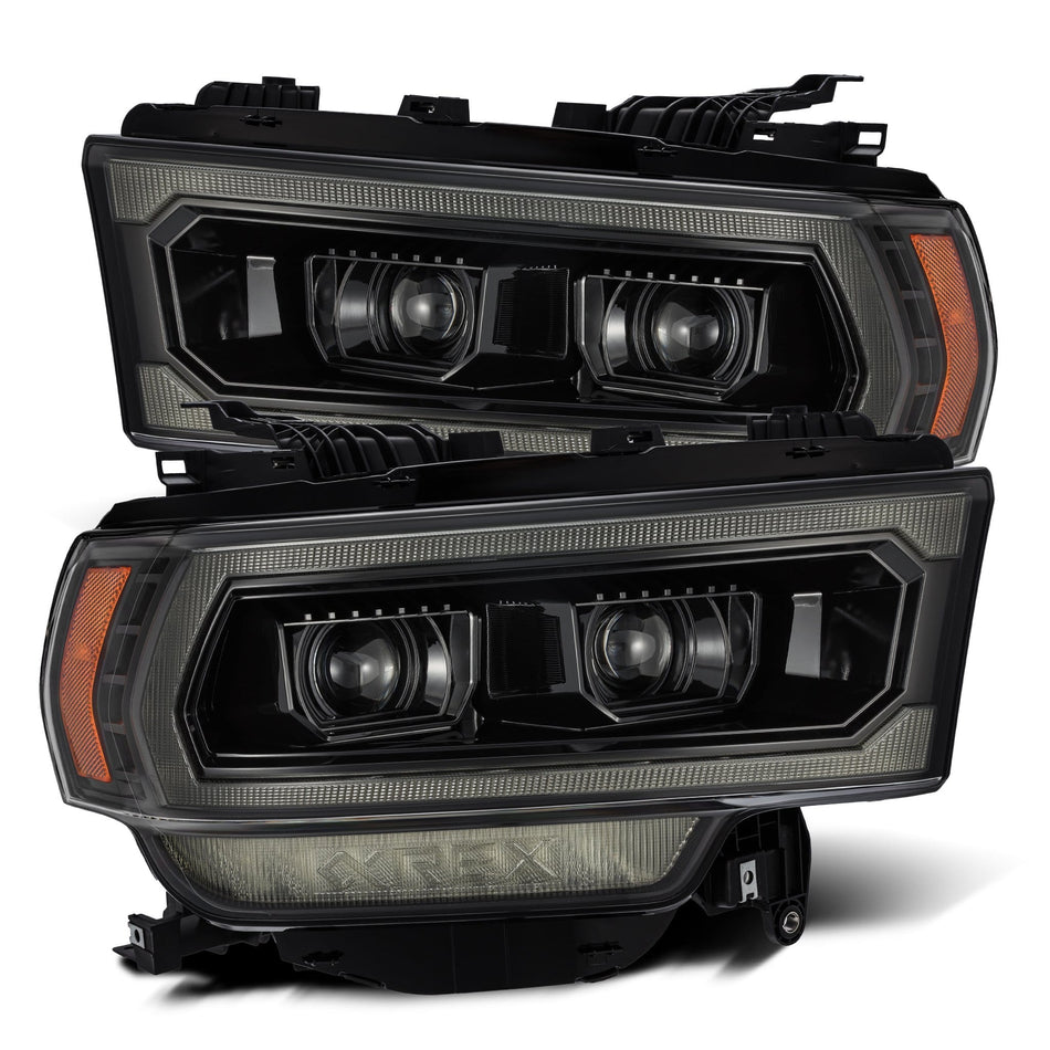 19-24 Ram 2500/3500/4500/5500 PRO-Series Halogen Projector Headlights Alpha-Black