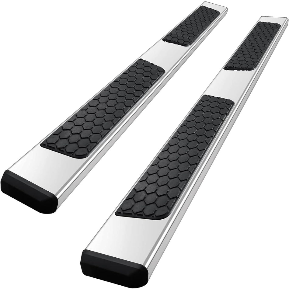 GMC Sierra 2500HD Crew Cab 2007-2014 Stainless Steel Nerf Bars 6 inch