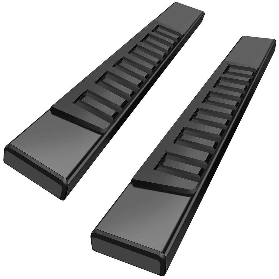 Chevy Silverado 3500HD Regular Cab 2020-2026 Running Boards Black 6 Inches