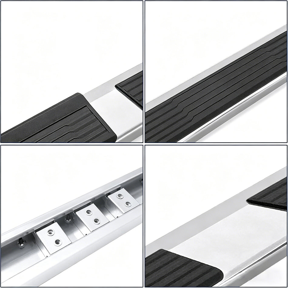 GMC Sierra 2500HD Crew Cab 2020-2026 New Running Boards Stainless 6 Inches