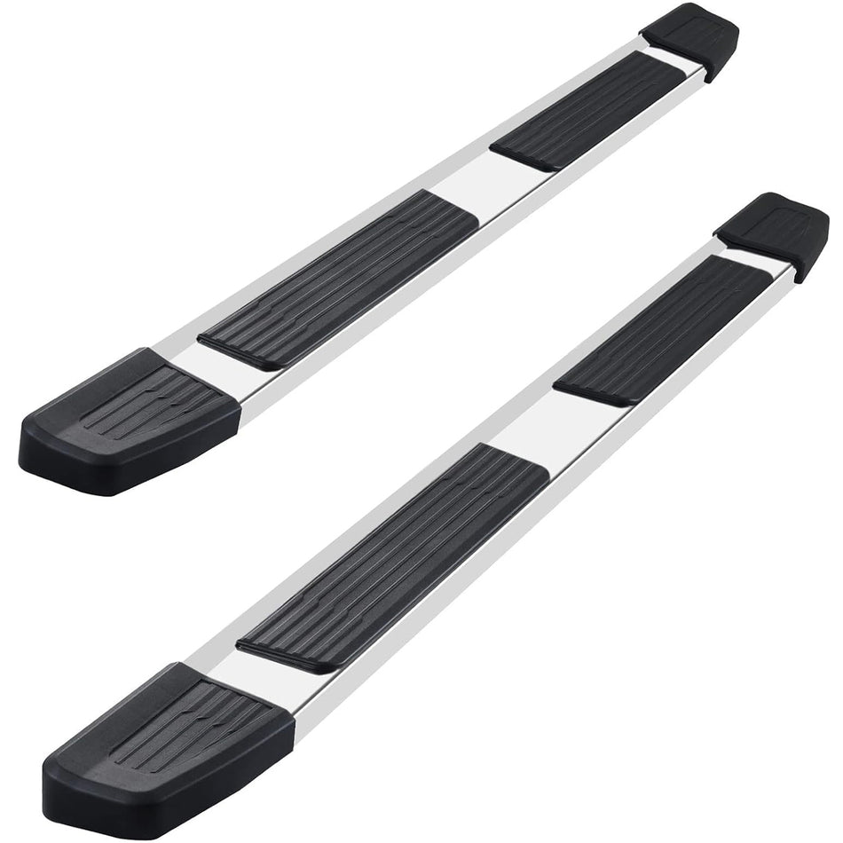 Chevy Silverado 3500HD Crew Cab 2015-2018 New Running Boards Stainless 6 Inches